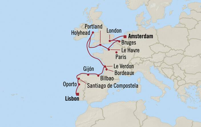 Oceania Cruises 14 Days From Amsterdam Netherlands To Lisbon Portugal   MNA210920 